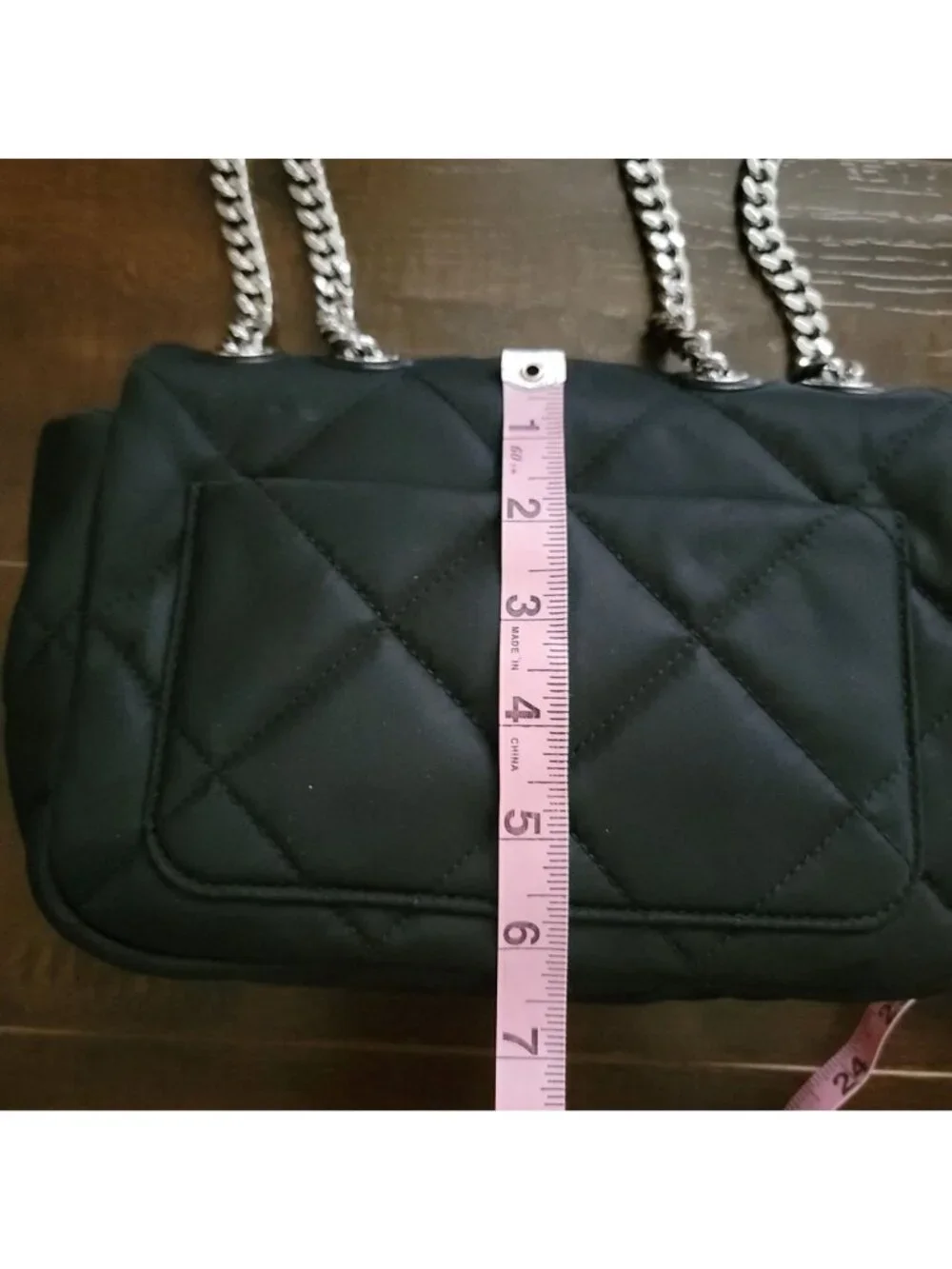 Tory Burch Willa Small Quilted Nylon Shoulder Bag Luxury Contemporary Black